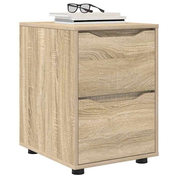 vidaXL Storage Cabinet Sonoma Oak 40 x 48 x 57 cm Engineered Wood