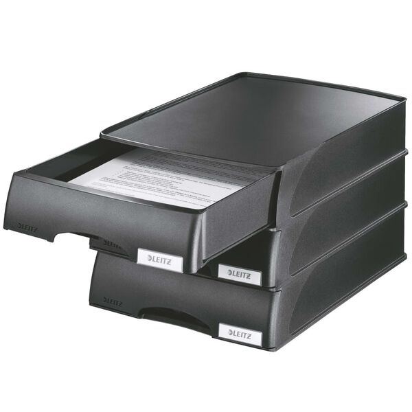 Leitz Plus Letter Tray Drawer Unit Black