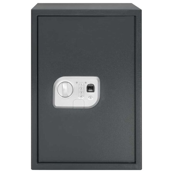 vidaXL Digital Safe with Lock Dark grey 35 x 31 x 50 cm Steel