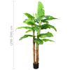 vidaXL Artificial Banana Tree with Pot 300 cm Green