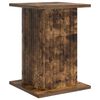 vidaXL Plant Stand Smoked Oak 30.5 x 30 x 43 cm Engineered Wood