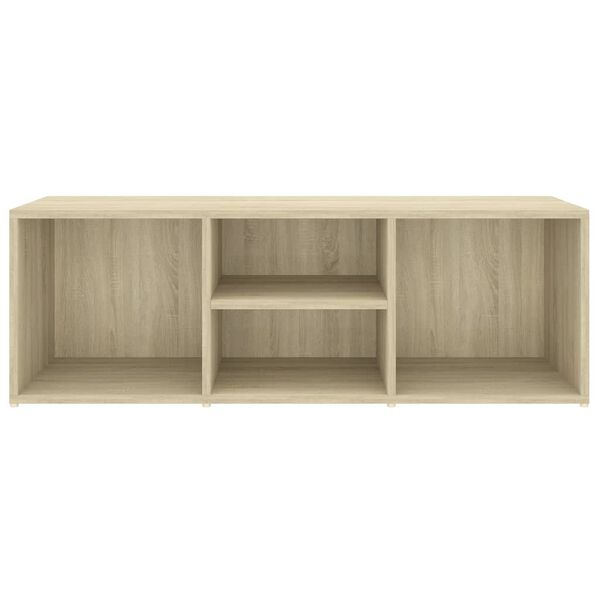 vidaXL Shoe Storage Bench Sonoma Oak 105x35x35 cm Engineered Wood