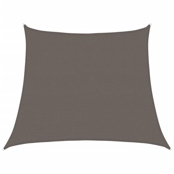vidaXL Sunshade Sail 160 g/m² Anthracite 3/4x3 m HDPE