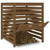 vidaXL Composter Honey Brown 82.5x82.5x99.5 cm Solid Wood Pine