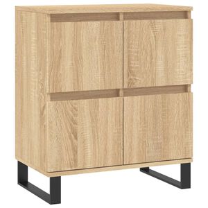 vidaXL Sideboard Sonoma Oak 60x35x70 cm Engineered Wood