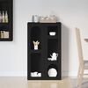 vidaXL Sideboard Black 59 x 35 x 100.5 cm Engineered Wood