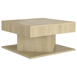 vidaXL Coffee Table Sonoma Oak 57x57x30 cm Engineered Wood