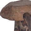 vidaXL Stool Natural 35 x 35 x 35 cm Solid Teak Wood