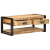 vidaXL Coffee Table 90x50x38 cm Solid Rough Wood Mango