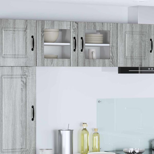 vidaXL Kitchen Cabinet 2 pcs Grey Sonoma 40 x 31 x 40 cm