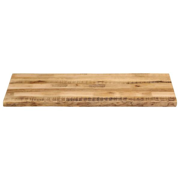 vidaXL Table Top Live Edge 120x60x2.5 cm Solid Wood Rough Mango