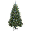 vidaXL Artificial Christmas Tree with Stand Green 180 cm PVC and Metal