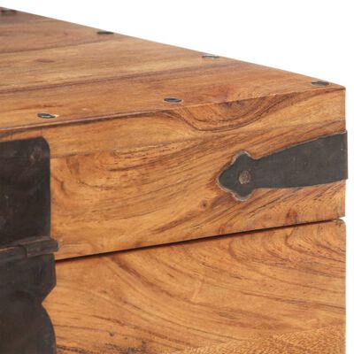 vidaXL Chest 40x40x40 cm Solid Acacia Wood