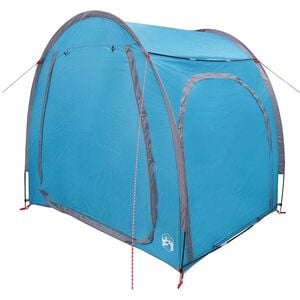vidaXL Bike Storage Tent with Roof Blue 218 x 156 x 180 cm