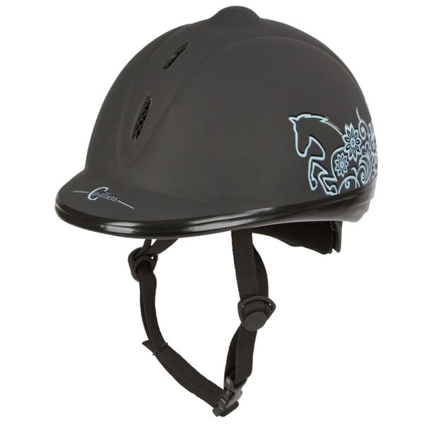 Covalliero Riding Helmet Beauty VG1 52-55 cm Black 328250