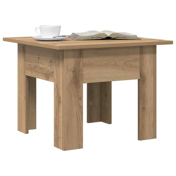 vidaXL Coffee Table Artisan Oak 55 x 55 x 42 cm Engineered Wood