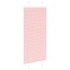 vidaXL Pleated Blind Pink 55x100 cm Fabric Width 54.4 cm Polyester