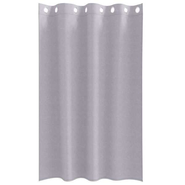 vidaXL Blackout Curtains with Rings 2 pcs Metal Grey 175 x 140 cm