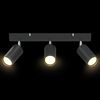 vidaXL Ceiling Spotlight Black 38 x 5.5 x 16.5 cm Metal