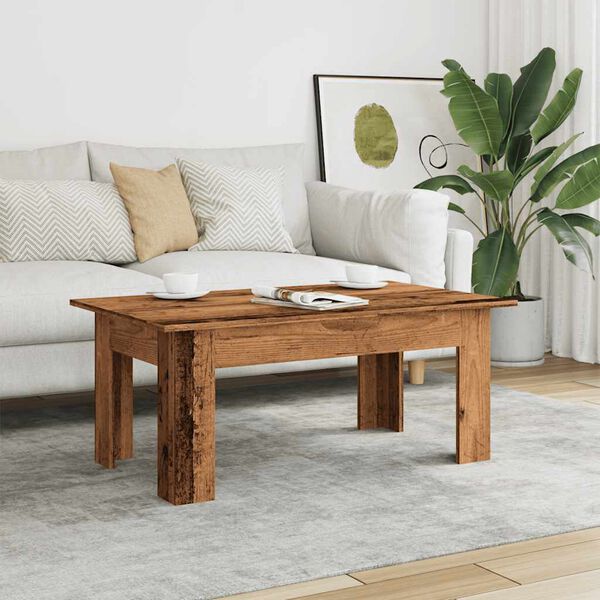 vidaXL Coffee Table Old Wood 100x60x42 cm Engineered Wood