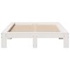 vidaXL Bed Frame without Mattress White 120x200 cm Solid Wood Pine