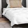 vidaXL Duvet Set with Pillow 2 pcs White Microfiber