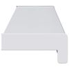 vidaXL Window Sill White 60 x 15 x 4.5 cm PVC