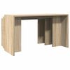 vidaXL Nesting Tables 3 pcs Sonoma Oak Engineered Wood