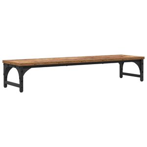 vidaXL Monitor Stand Old Wood 85 x 23 x 15.5 cm Engineered Wood