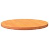 vidaXL Table Top Round Wax Brown &Oslash;50x2.5 cm Solid Wood Pine
