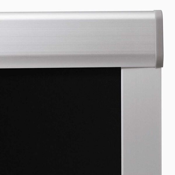 vidaXL Blackout Roller Blind Black CK04