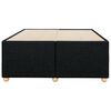 vidaXL Bed Frame without Mattress Black 120x190 cm Small Double Fabric