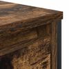 vidaXL Basin Cabinet with Drawers Smoked Oak 90x34.5x60 cm