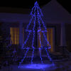 vidaXL Christmas Cone Tree 360 LEDs Indoor and Outdoor 143x250 cm