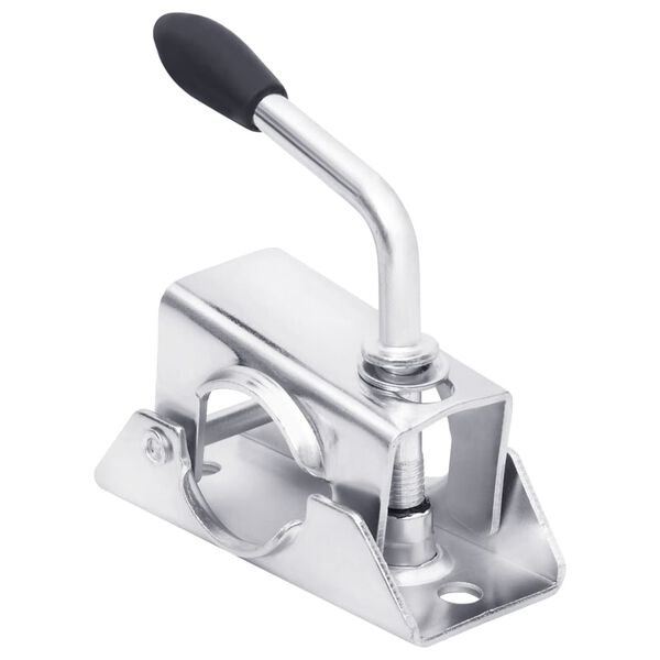 vidaXL Jockey Wheel Clamps 2 pcs 13.5x6.5x14 cm Galvanised Steel