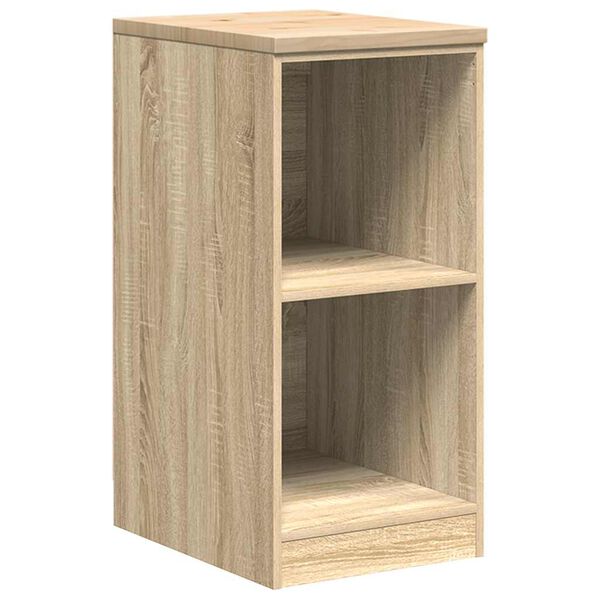 vidaXL Garage Storage Cabinet Sonoma Oak 40x51x85 cm Solid Wood Pine