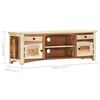 vidaXL TV Cabinet 120x30x40 cm Solid Reclaimed Wood