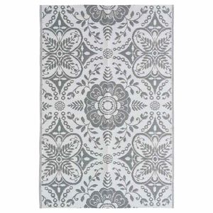 vidaXL Outdoor Carpet ARAKIL Light Grey 120x180 cm PP