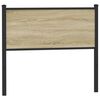 vidaXL Replace Headboard Sonoma 107 cm Engineered Wood and Steel