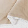 vidaXL Throw Blanket Beige 220 x 240 cm Fleece