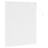 vidaXL Window Blind with Curtains Manual White Aluminium