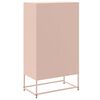 vidaXL Highboard Pink 68.5x38.5x123.5 cm Steel