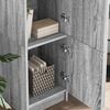 vidaXL Highboard Grey Sonoma 31.5 x 32 x 122.5 cm