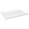 vidaXL Rectangular ABS Shower Base Tray White 80x110 cm