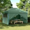 vidaXL Party Tent Folding Green 292 x 440 x 315 cm Oxford Fabric