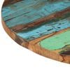 vidaXL Round Table Top 60 cm 25-27 mm Solid Reclaimed Wood