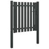 vidaXL Garden Fence Gate Steel 100x75 cm Anthracite