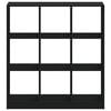 vidaXL Bookcase Black 102x32x108 cm Engineered Wood