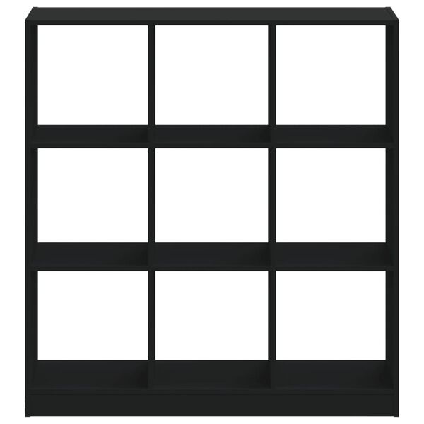vidaXL Bookcase Black 102x32x108 cm Engineered Wood