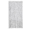 vidaXL Fly Curtain Light Grey and Dark Grey 100x200 cm Chenille
